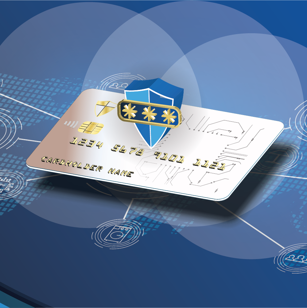 Credit card graphic